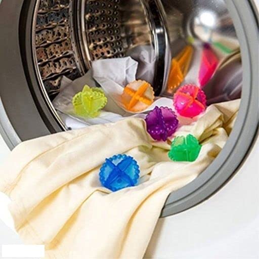 YTM 12 Pcs Reusable Dryer Balls Laundry Balls for Washing Machine Solid Colorful Machine Washing Ball - Image 5