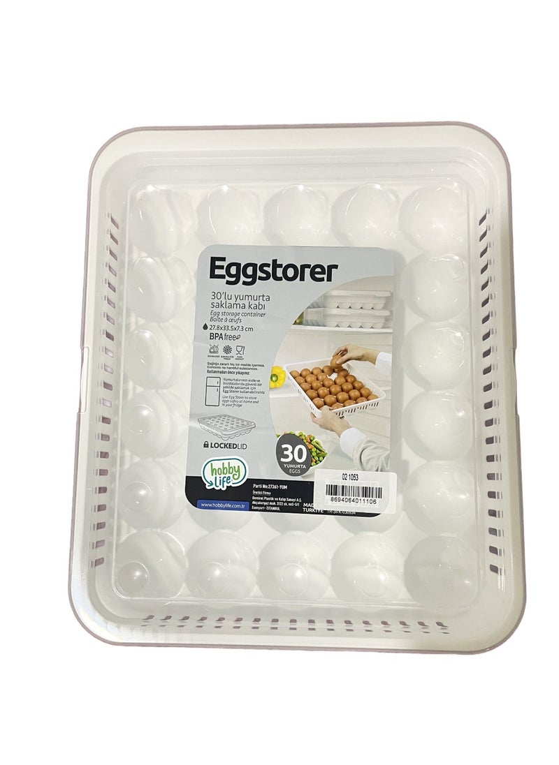 MAXQON 30 Eggs Storage Tray Premium Quality Fridge Organiser  - Image 4