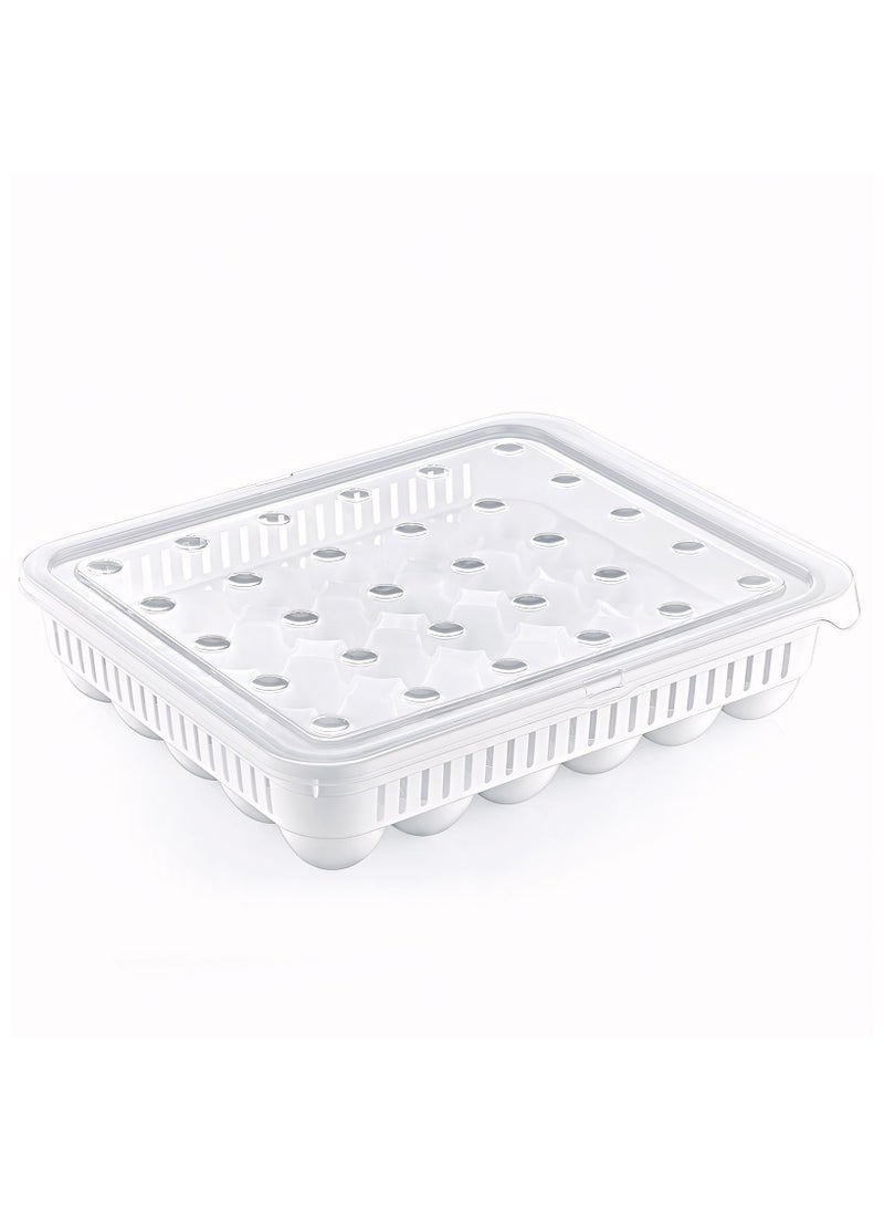 MAXQON 30 Eggs Storage Tray Premium Quality Fridge Organiser  - Image 1