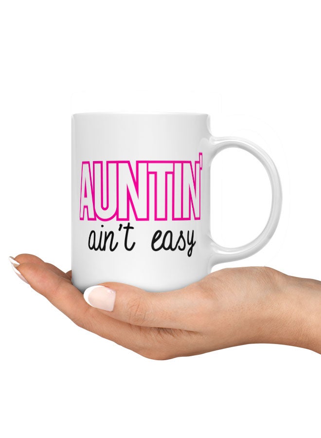 LIT كوب قهوة عمة ليس سهلاً اقتباس كوب أبيض أفضل هدية عائلية هدايا عائلية - Image 3