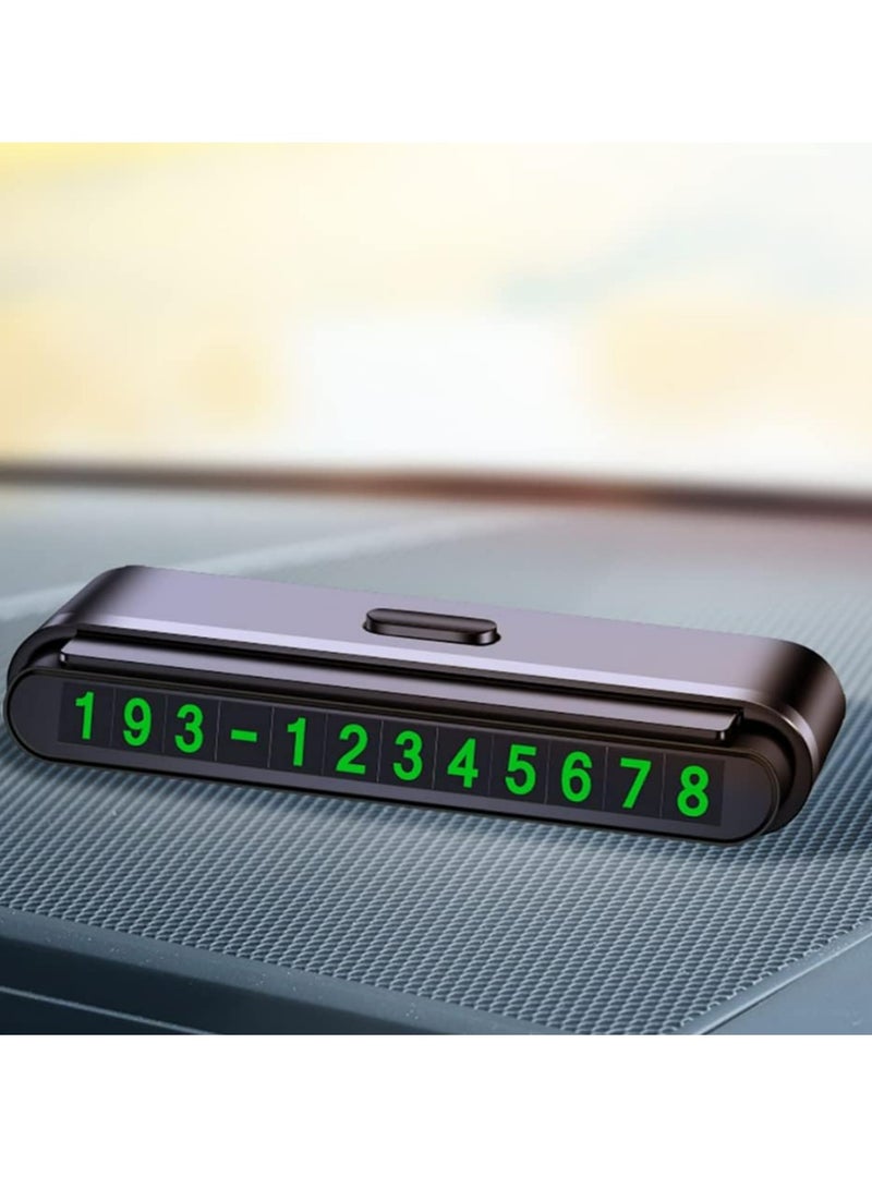 Car Temporary Parking Card Plate Car Parking Card Number Plate Universal Moving Automobile Stop Parking Number Sign for Cars - Image 4