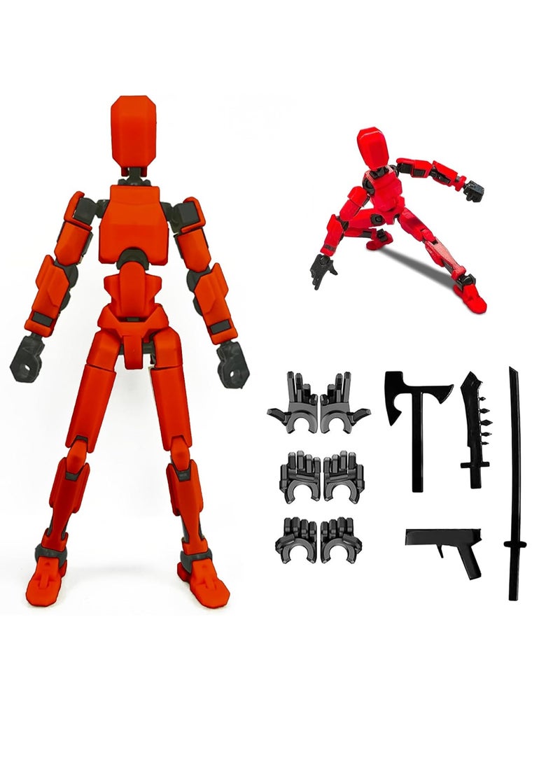 VIUAUAX Assembly Completed-Titan 13 Action Figure, Upgrade T-Robot 13 Action Figures, New Dummy Robot 13, 3D Printed Multi Action Figure Set,Creative Gifts for Children Adults  - Image 1