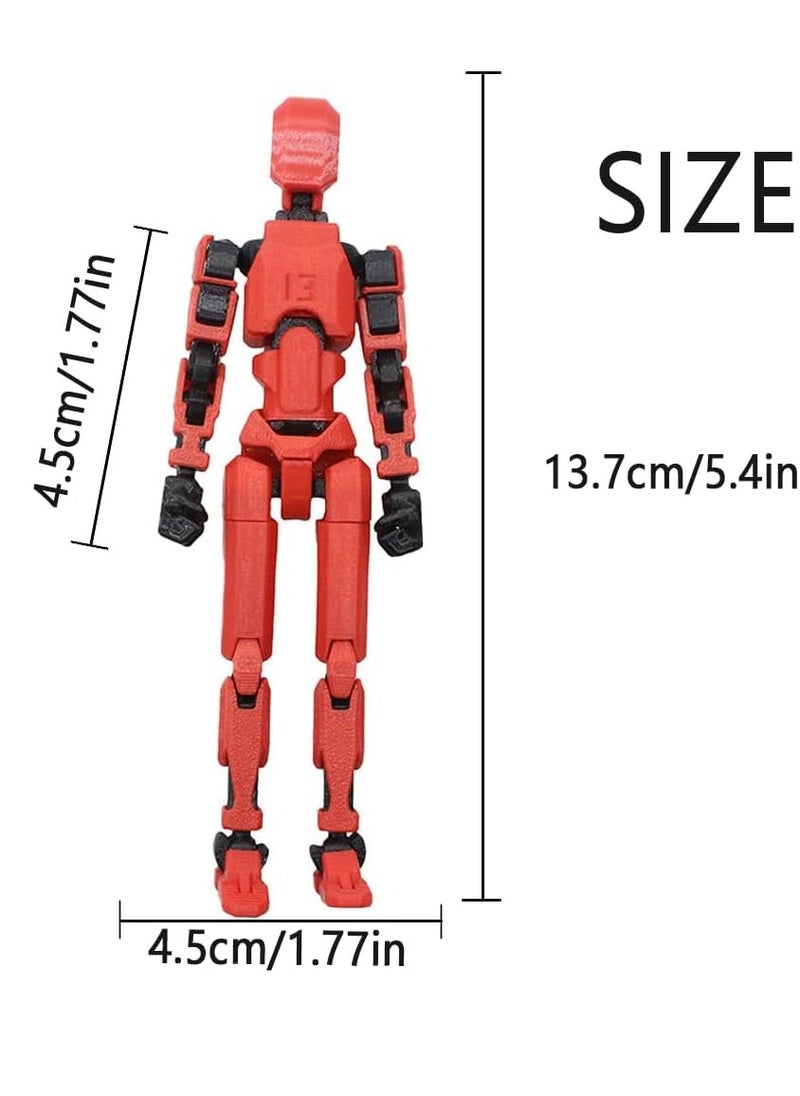 VIUAUAX Assembly Completed-Titan 13 Action Figure, Upgrade T-Robot 13 Action Figures, New Dummy Robot 13, 3D Printed Multi Action Figure Set,Creative Gifts for Children Adults  - Image 3