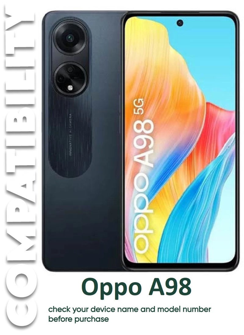 ACLIX 3 Pieces Antistatic ESD Dustproof Premium Quality High Definition Tempered Glass Screen Protector Designed For Oppo A98 - Image 3
