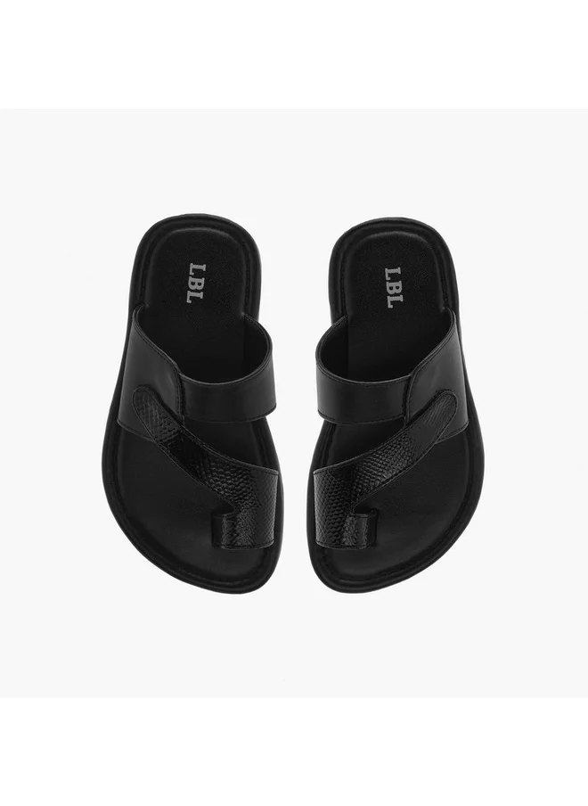 LBL by Shoexpress Boys Strap Detail Slip-On Arabic Sandals