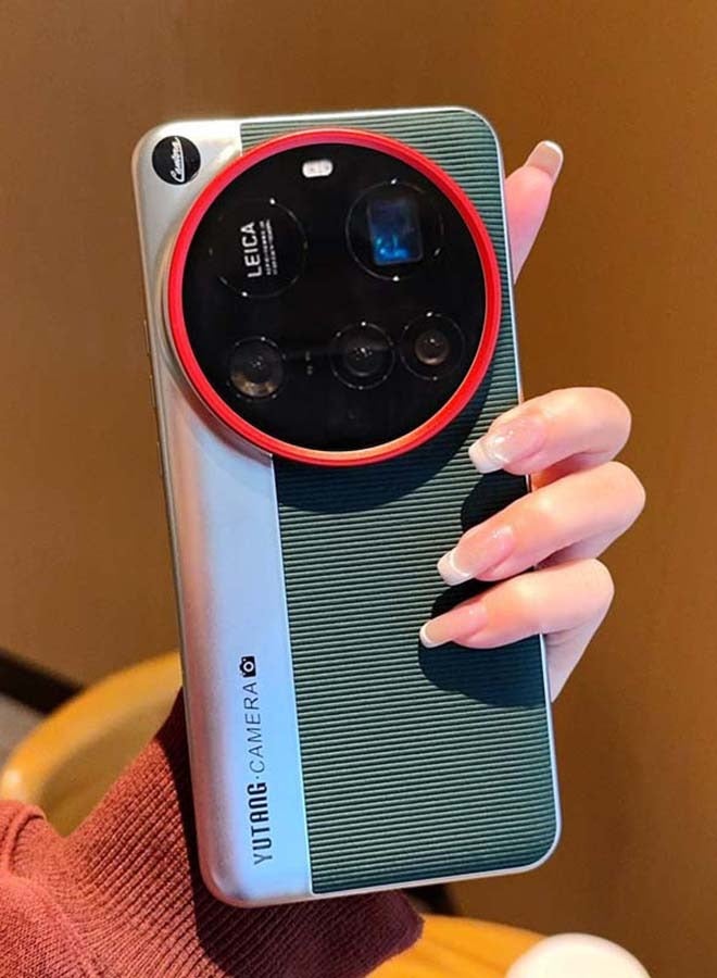 Suitable for Xiaomi 14Ultra mobile phone case, leather grain light luxury protective case, anti-drop, anti-pressure and wear-resistant - Image 2