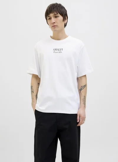 JACK & JONES Casual Printed Regular Fit T-Shirt