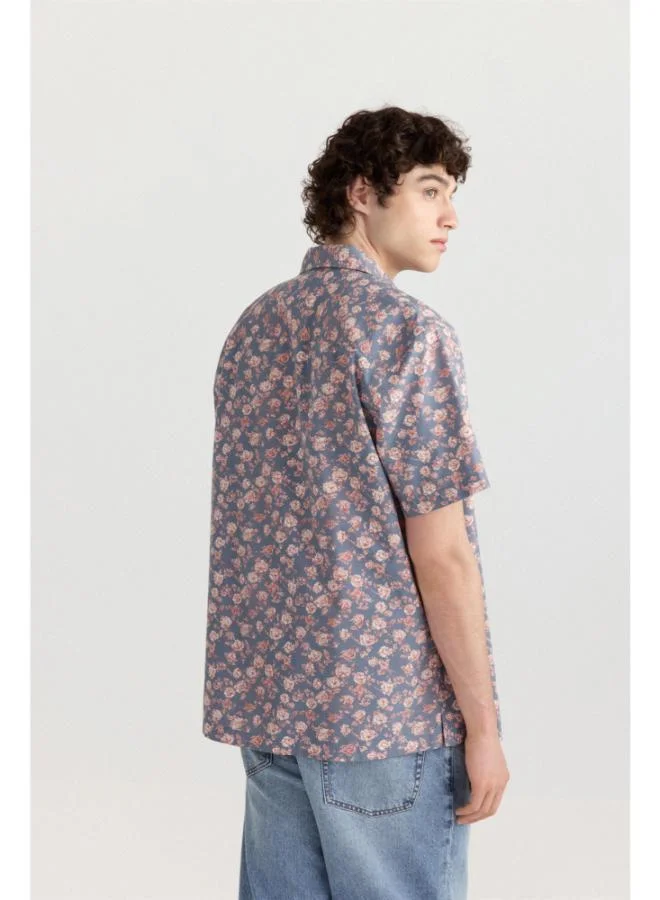 Springfield  Printed short sleeve shirt for Men | Best Price UAE