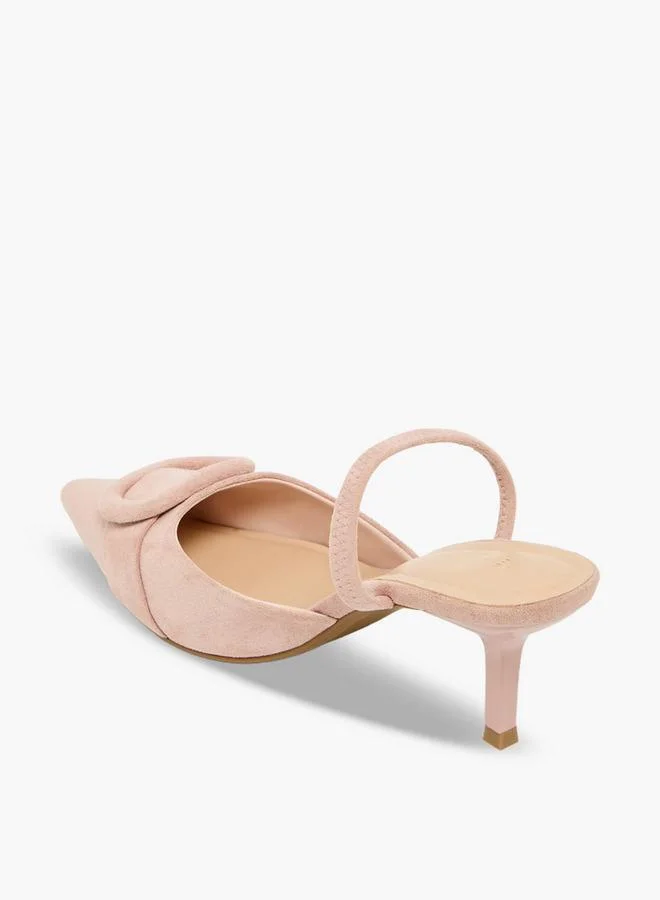 Celeste PINK Women Stiletto Heel Mules for Women | Best Price UAE