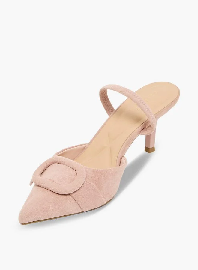 Celeste PINK Women Stiletto Heel Mules for Women | Best Price UAE
