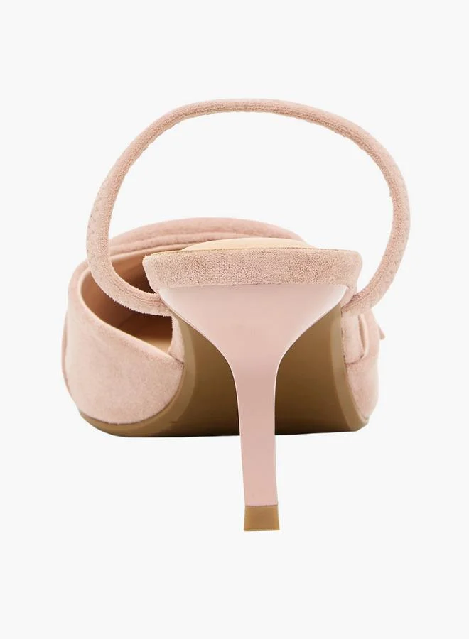 Celeste PINK Women Stiletto Heel Mules for Women | Best Price UAE
