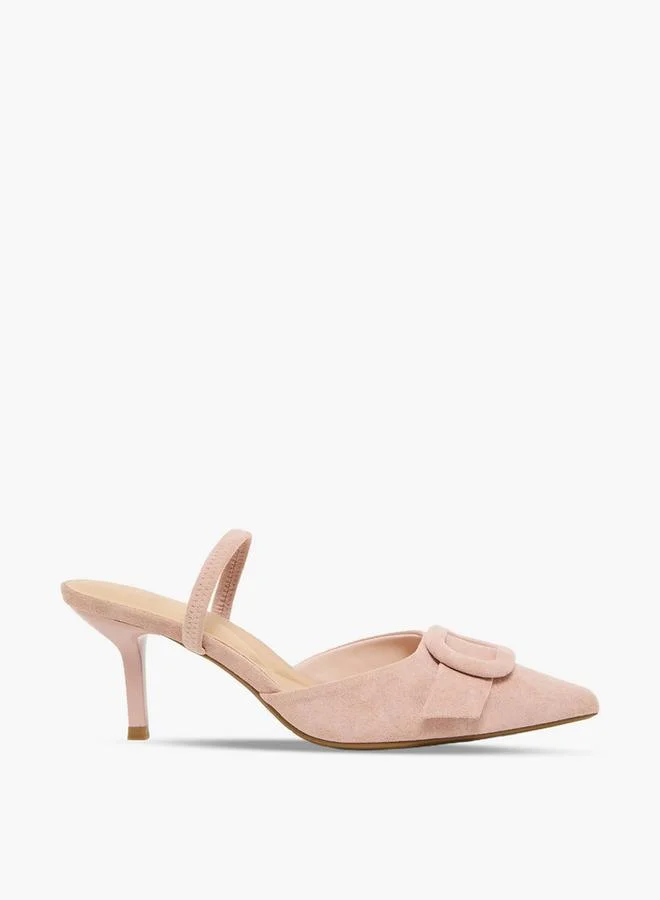 Celeste PINK Women Stiletto Heel Mules for Women | Best Price UAE