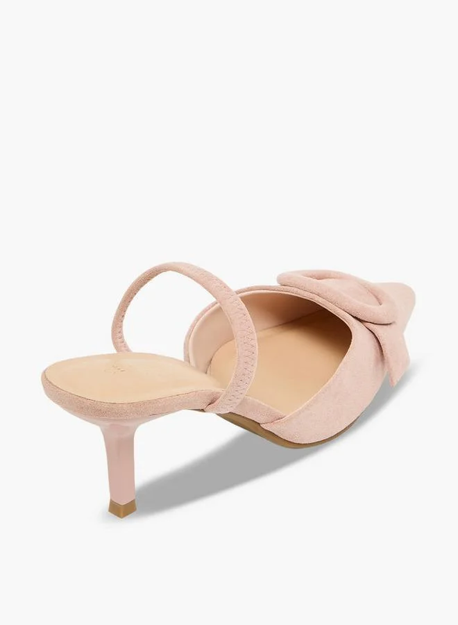 Celeste PINK Women Stiletto Heel Mules for Women | Best Price UAE