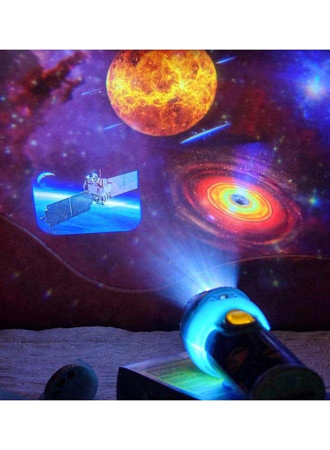 Avenir Natural Creation Space Projector Light for Kids - 24 Galaxy & Planet Scenes with 4K Film Quality, Adjustable Focus Handheld Flashlight Projector, STEM Astronaut Toy with Disc Storage Case - Image 4