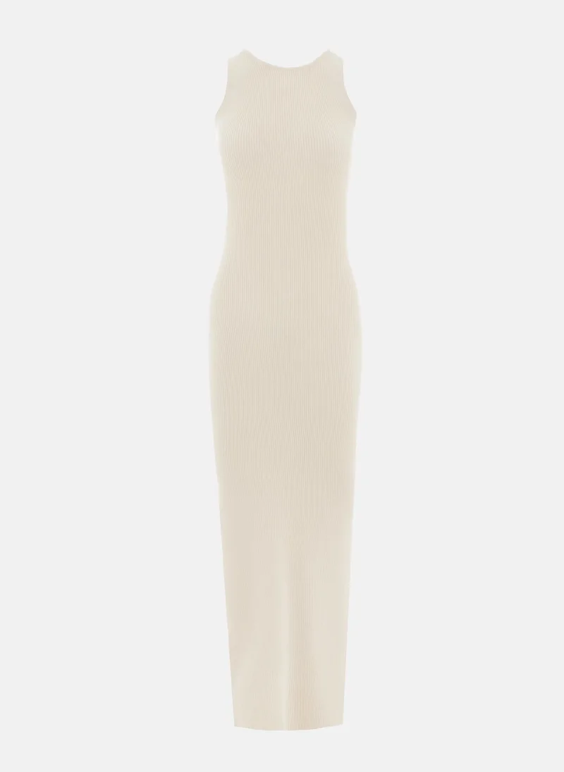 Lichi Knitted maxi dress with cut-outs at the back