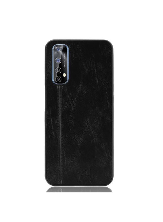 S-TOP Case For OPPO Realme 7 / Narzo 20 Pro Shockproof Sewing Cow Pattern Skin PC + PU + TPU Case - Image 2