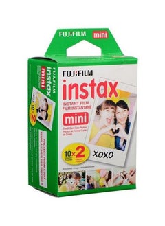 NIBEMINENT 20-Piece Instax Mini Film White  - Image 1