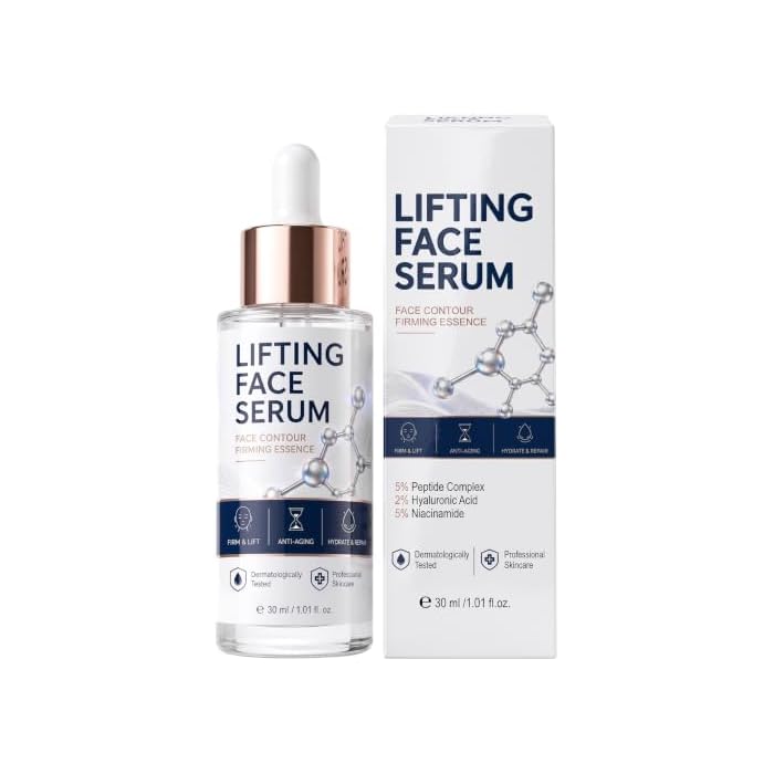 CURECURE Face Lift Serum Instant Face Tightener Daily Moisture Firming Essence, Daily Hydrating Skincare, Nourishing Moisture, For Women, Smooth Texture, Quick Absorb, 30ml