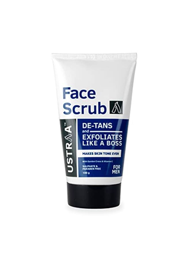 Ustraa Total De-Tan Kit - De-Tan Face Cream, 50G - De-Tan Face Scrub With Walnut Granules, 100G - Image 3