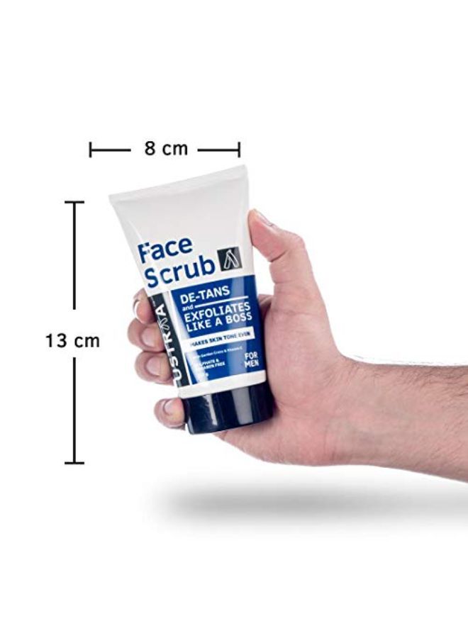 Ustraa Total De-Tan Kit - De-Tan Face Cream, 50G - De-Tan Face Scrub With Walnut Granules, 100G - Image 5