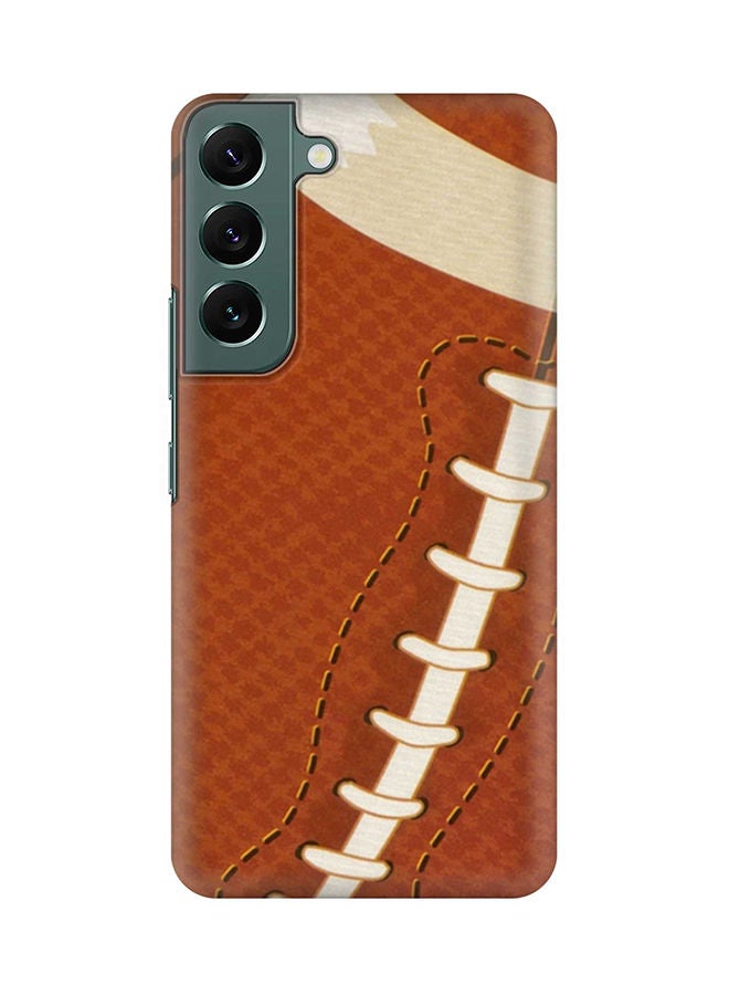 Stylizedd Case for Samsung Galaxy S22+ 5G Slim Snap Classic Series Shield Matte Finish Print - Rugby Ball - Image 1