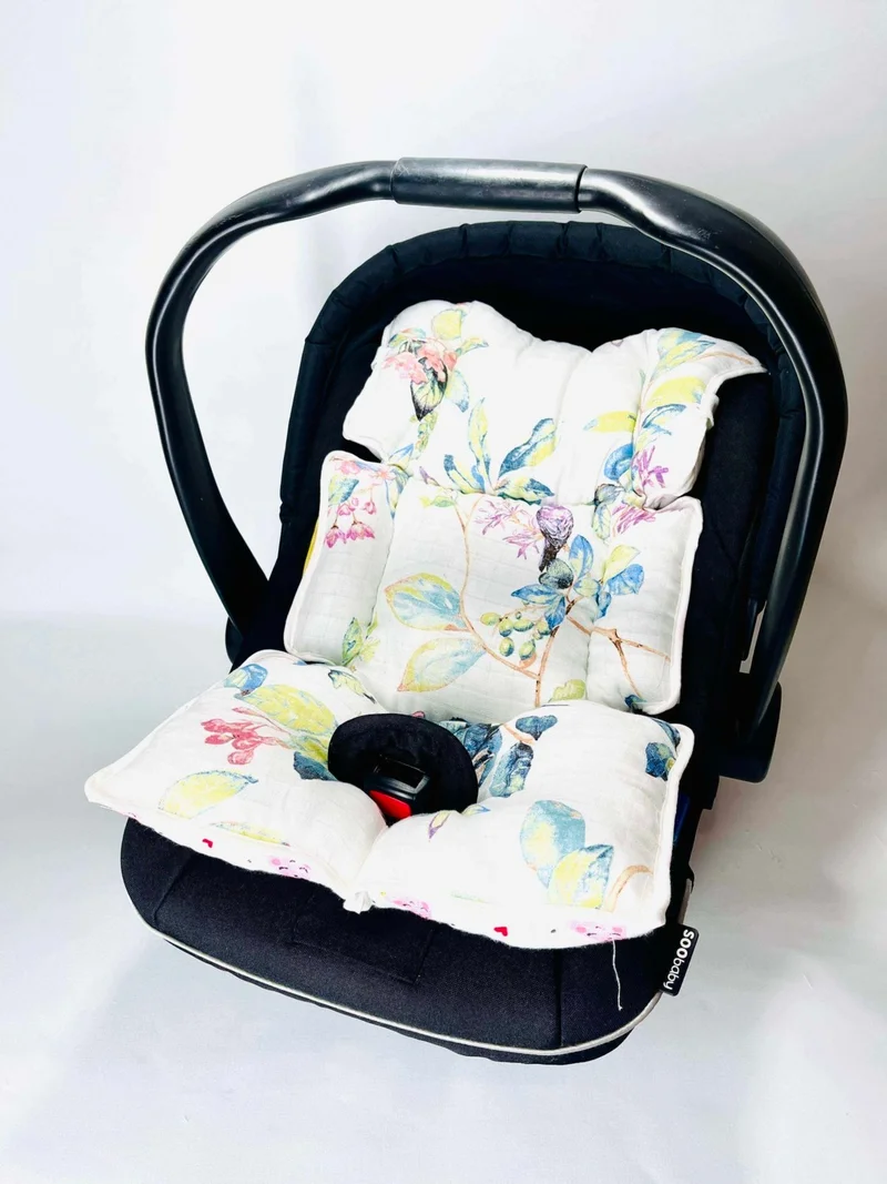 juniperus Muslin Stroller Cover and Infant Carrier Cushion