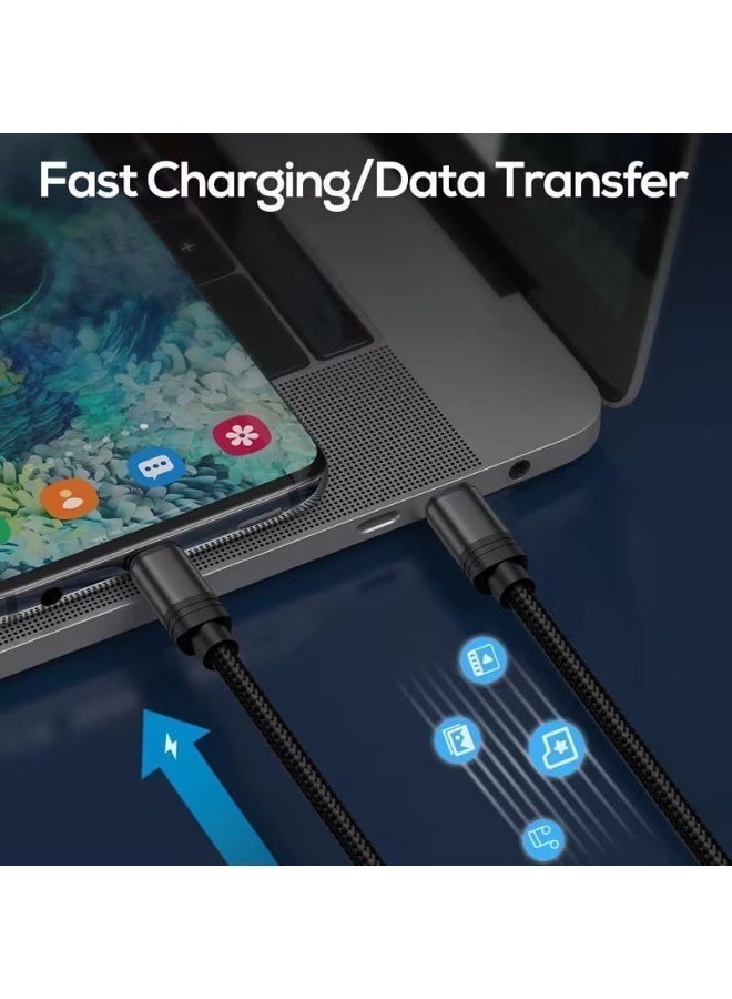 BLUGGENN Super Fast Charge Premium Cable  Type-A ↔ Type-C QC 3.0 / PPS Cable  – Fast  Charging for Smartphones like Samsung Super Fast, Huawei & More | Flexible Design with Reinforced Metal Connectors for Stable & High-Speed Performance | Supports Quick Charge & PPS Devices - Image 2