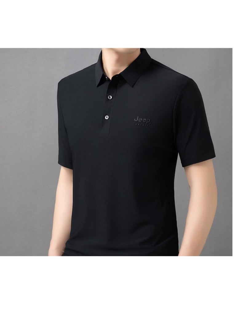 Jeep New Thin Cool And Breathable POLO Shirt - Image 3