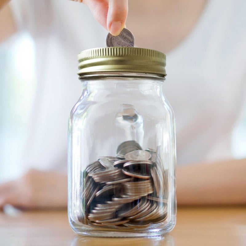 8pcs Metal Coin Slot Jar Lids 70mm Replacement Mason Jar Can Covers for Piggy Banks Money Saving Suitable for Home Storage - Image 5