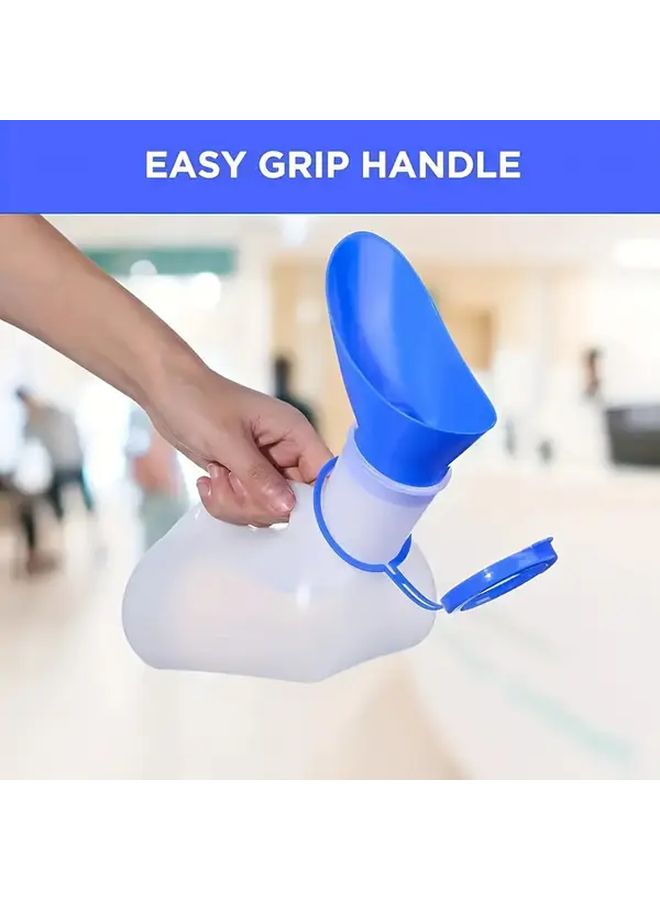 White Portable Travel Toilet Leak Proof Urinal With Ergonomic Handle For Camping RV Outdoor - Image 5