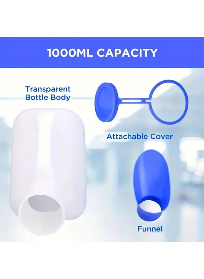 White Portable Travel Toilet Leak Proof Urinal With Ergonomic Handle For Camping RV Outdoor - Image 4