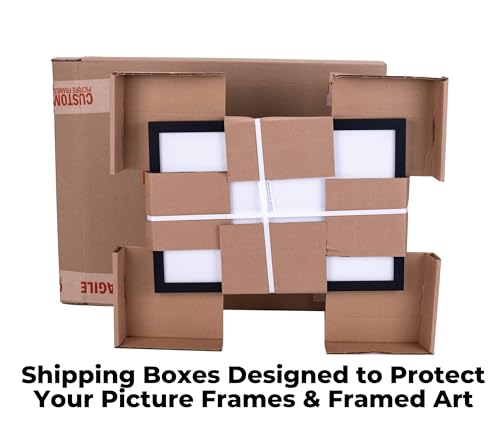 Poster Palooza 20x20 Shadow Box Frame Contemporary Black Finish | 3/4" Depth of Usable Space| Interior Size 20x20 Inches| UV Resistant Acrylic, Acid-Free Backing, Wall Hangers | Made in USA - Image 5