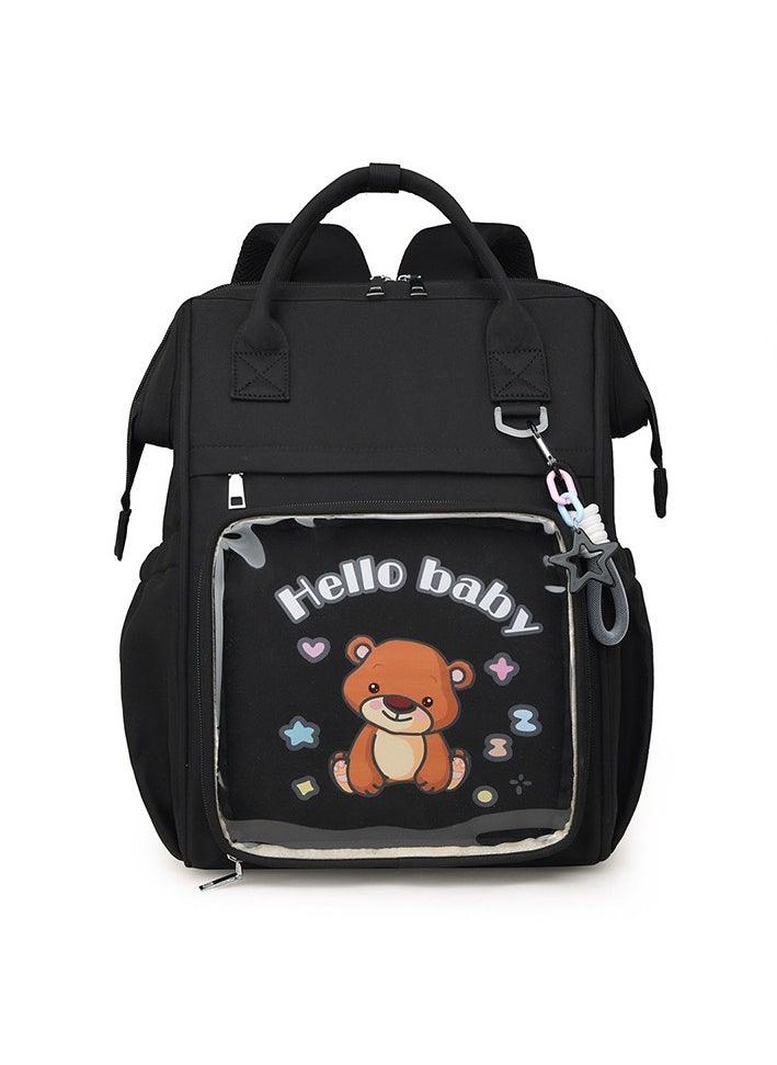 Mark Fairwhale Portable Large Capacity Leisure Multifunctional Backpack, Baby Stroller Hanging Bag  - Image 1
