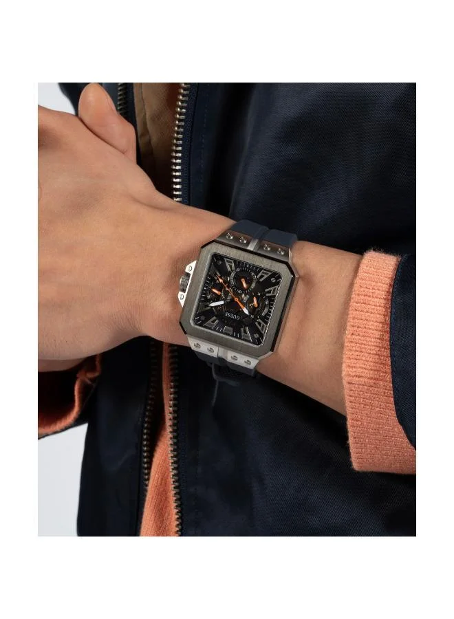 Guess  Mens Navy 2-Tone Multi-function Watch for Men | Best Price UAE