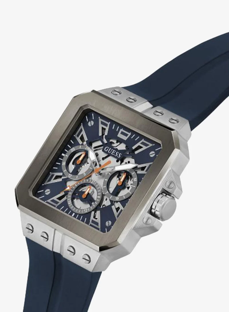 Guess  Mens Navy 2-Tone Multi-function Watch for Men | Best Price UAE