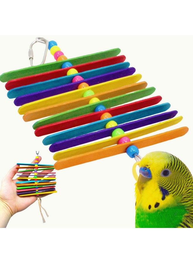 Bonka Bird Toys Bonka Bird Toys 868 Mini Stick Natural Chew Colorful Parrot Parrotlet Cockatiel Cockatoo Budgie - Image 1