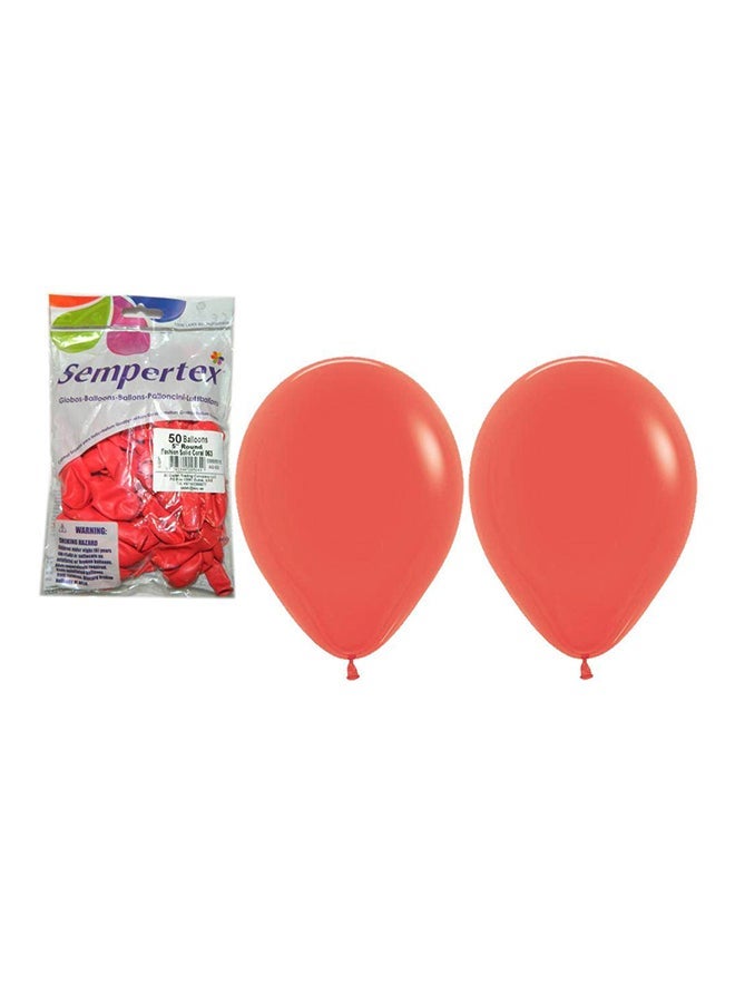 سيمبرتكس 50 قطعة بالون لاتكس دائري 5 بوصة - Image 2