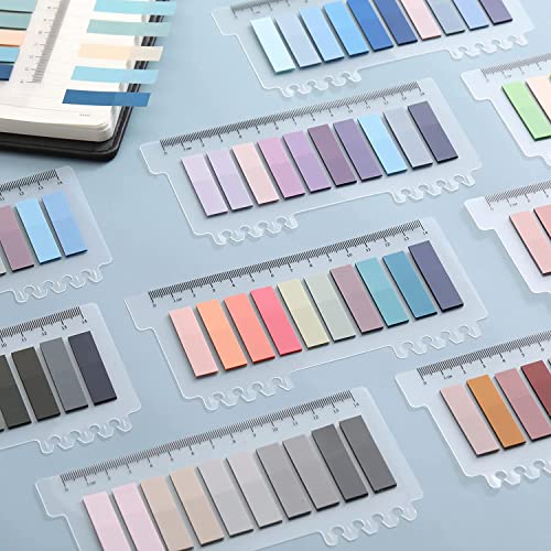 Mincer Transparent Sticky Notes Writable and Multifunctional Tabs | Clear Waterproof Self-Adhesive Translucent 3 X 3 Memo Sticky Notes for (Color 400 Pcs, White 50 Pcs) (Pack of 3) - Image 5