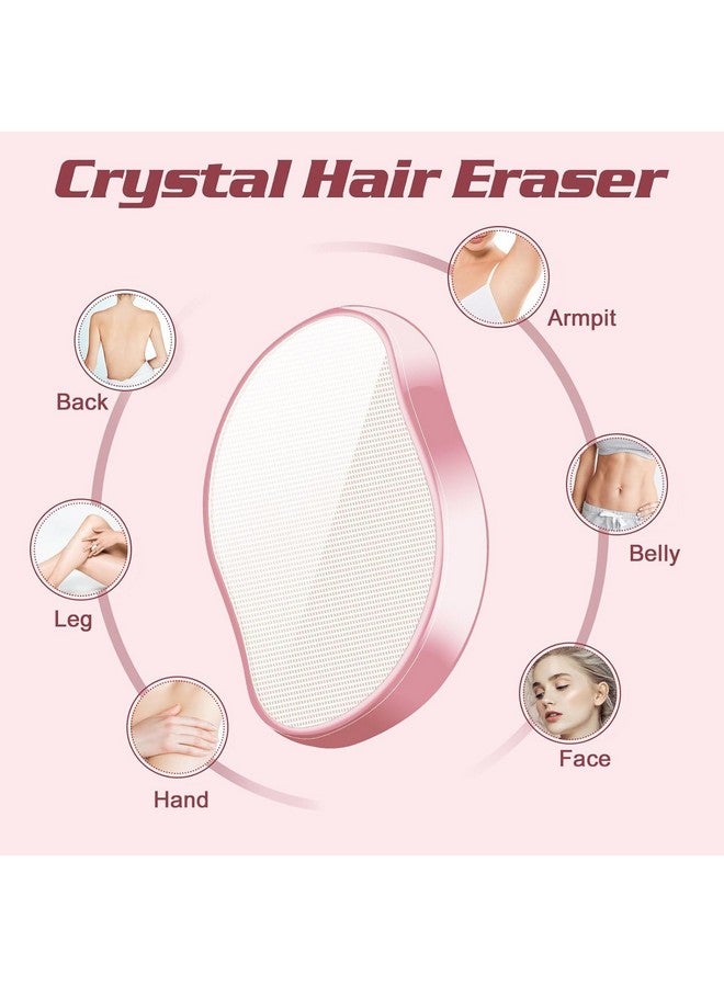 GION Back Arms Legs Hair Remover Women & Men Crystal Hair Eraser, Women Reusable Painless Body Hair Removal Stone (1Pcs) - Image 5