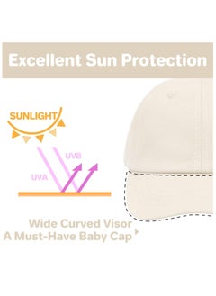 BreeJooy Baby baseball cap 2-6 years old toddler hat,  baby hat for boys girls cotton  kids sun hat  - Image 5
