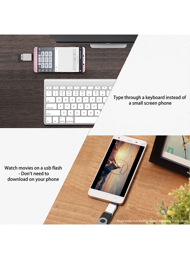 بشكل مختصر [6 قطع] محول من USB-C إلى USB، محول ذكر Type-C إلى أنثى USB-A 3.0، محول Type-C لأجهزة MacBook Pro وiMac وiPhone 17/16/15 Pro Max وiPad mini Pro وThunderbolt 4 وهواتف Samsung Galaxy - Image 5