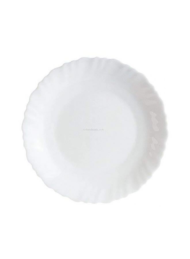 Luminarc Feston Dishwasher and Microwave Safe Dessert Plate White 19cm P4468 - Image 2