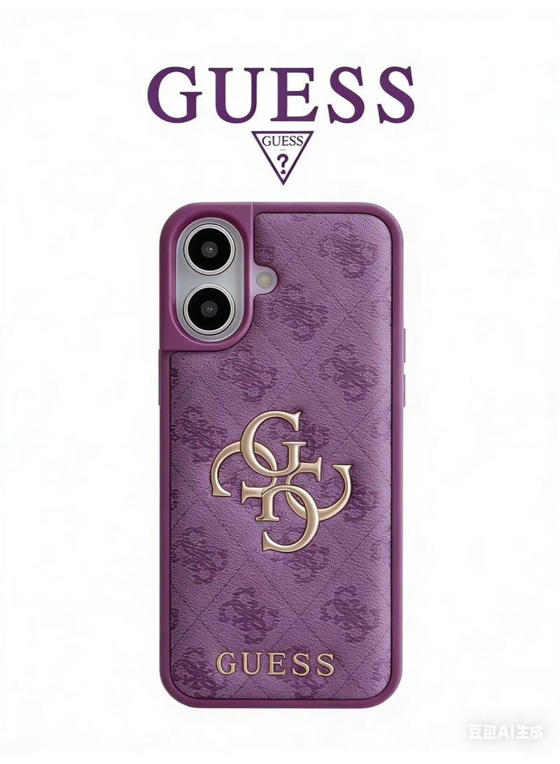 GUESS IPhone 17  cover, with a logo and a leather design approved by the global brand Guess - Image 1