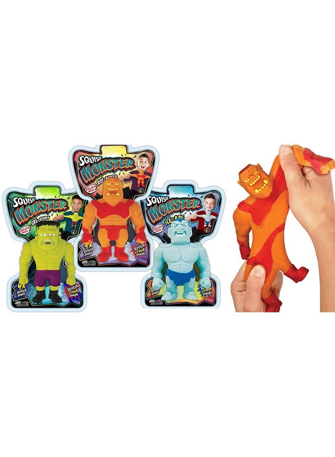 جا-رو سكويشي مونستر 6 بوصة (3 ألعاب قابلة للتمدد متنوعة) شخصيات مجسمة قابلة للتمدد وألعاب بيندي للأطفال. ألعاب التململ لتخفيف التوتر. ألعاب إدارة الغضب. هدايا حفلات الأبطال الخارقين. 43063S - Image 1