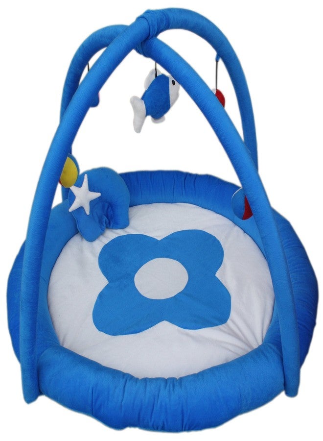 Amardeep Baby Playgym Cum Playmat Blue 0-12 Months