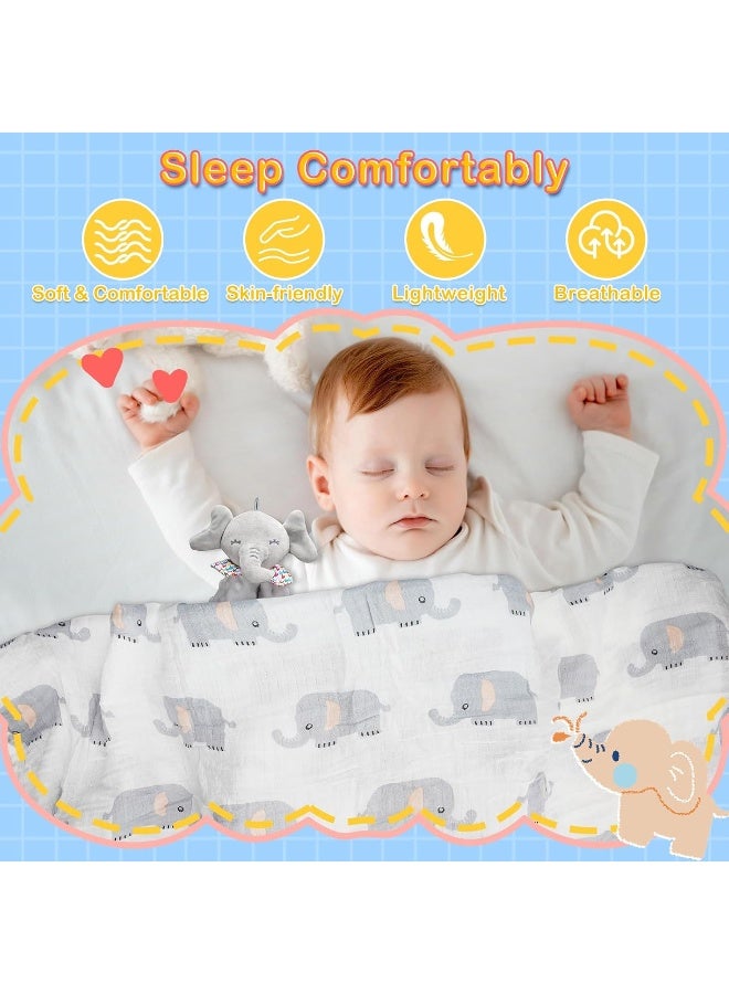 WeCool Baby Boy Gift Basket Set, 8Pcs Newborn Baby Essentials - Image 4