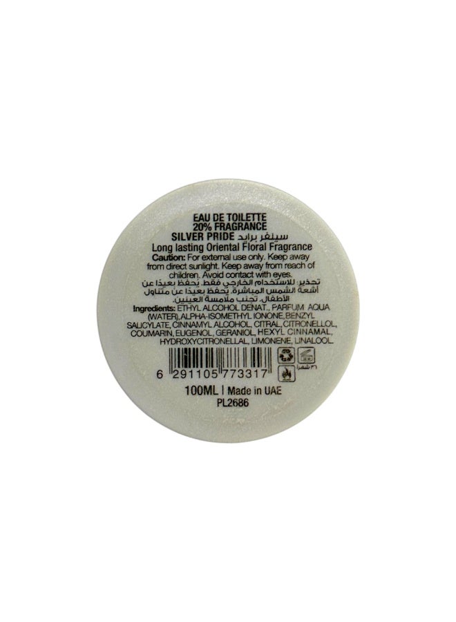 BEST 6 Silver Exquisite Oriental Floral Fragrance for Men | Eau de Toilette |100 ml - Image 5
