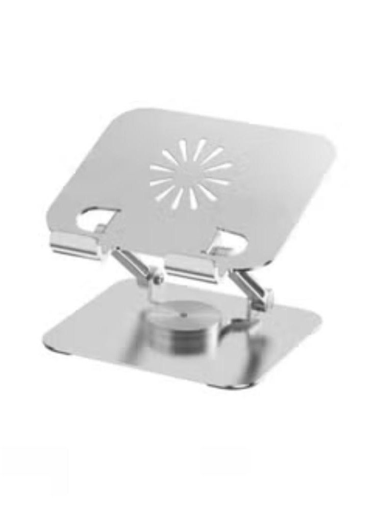 360° Rotating Tablet Stand for Desk Aluminum Alloy Foldable iPad and Phone stand Holder for Desk Angle Adjustable - Image 1