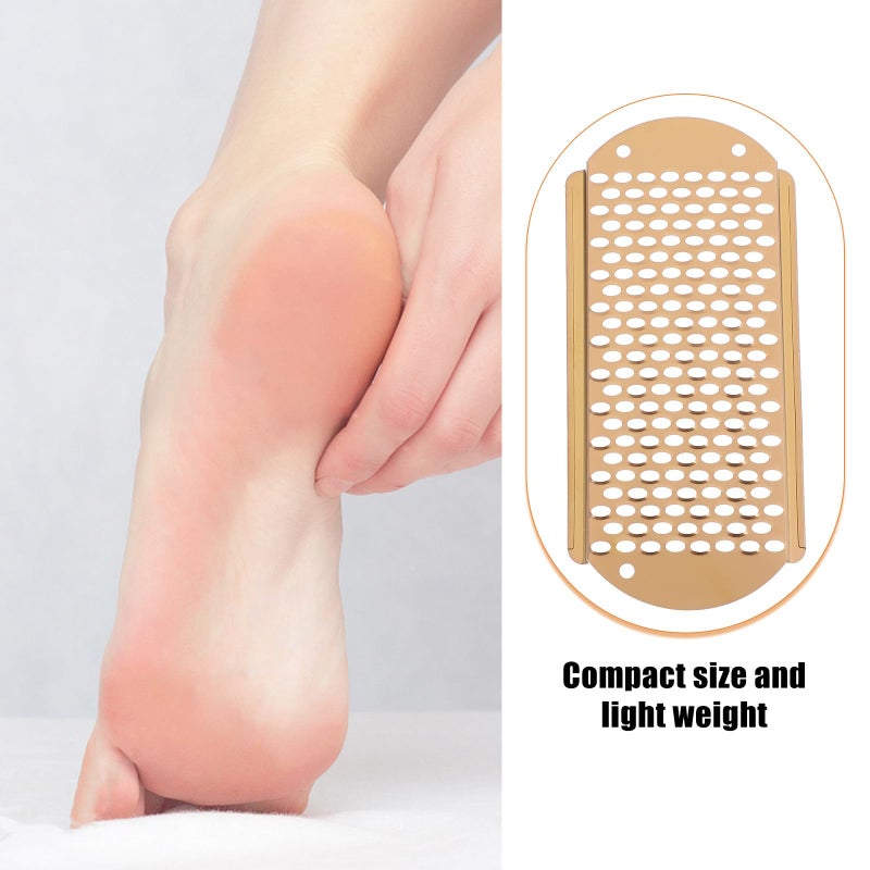Professional Stainless Steel Foot File Callus Remover Pedicure Tool 3 Pcs Set - Image 4