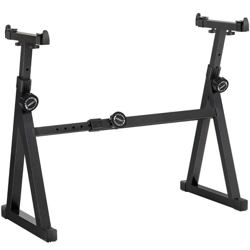 AODSK HeavyDuty ZStyle Keyboard Stand for Digital Pianos Adjustable Height 212324 Inches Adjustable Width 218352 Inches Compatible with 61 to 88 Key Keyboards
